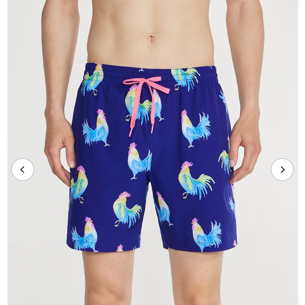 Chubbies The Fowl Plays Swim Trunks SZ L